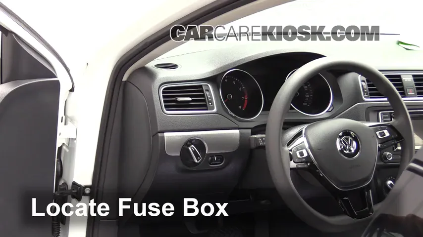 Interior Fuse Check: 2017 Volkswagen Jetta S 1.4L 4 Cyl. Turbo