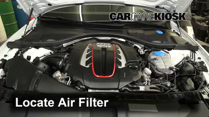 2018 Audi S6 Premium Plus 4.0L V8 Turbo Air Filter (Engine)