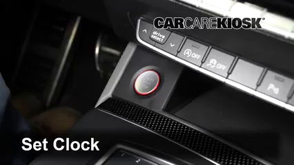 2018 Audi SQ5 Prestige 3.0L V6 Turbo Clock