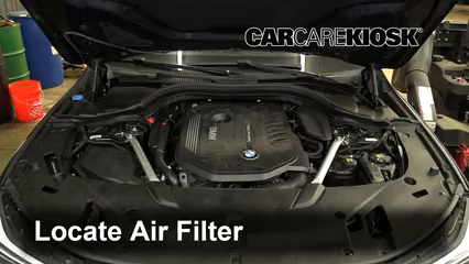 2018 BMW 640i xDrive Gran Turismo 3.0L 6 Cyl. Turbo Filtro de aire (motor)