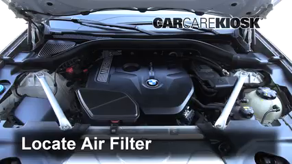 2018 BMW X3 xDrive30i 2.0L 4 Cyl. Turbo Filtro de aire (motor)