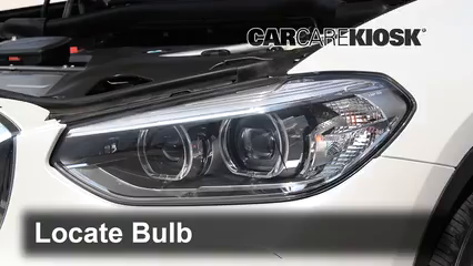 2018 BMW X3 xDrive30i 2.0L 4 Cyl. Turbo Éclairage Feux de croisement (remplacer l'ampoule)