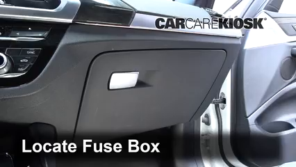 Interior Fuse Box Location: 2018 BMW X3 xDrive30i 2.0L 4 Cyl. Turbo