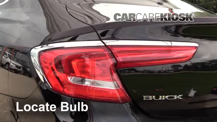 2018 Buick LaCrosse Premium 3.6L V6 Luces Luz trasera (reemplazar foco)