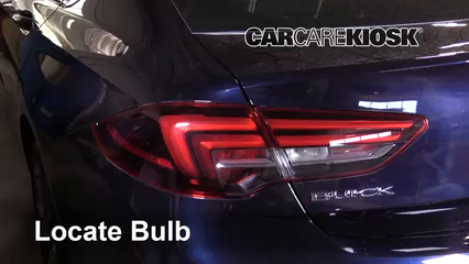 2018 Buick Regal Sportback Preferred II 2.0L 4 Cyl. Turbo Lights Tail Light (replace bulb)