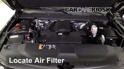 2018 Chevrolet Tahoe Premier 6.2L V8 FlexFuel Filtre à air (moteur)