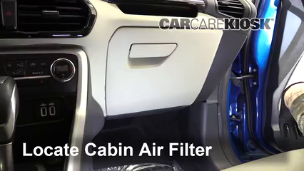 2018 Ford EcoSport Titanium 2.0L 4 Cyl. Filtro de aire (interior)