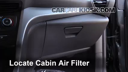 2018 Ford Escape SE 1.5L 4 Cyl. Turbo Filtro de aire (interior)