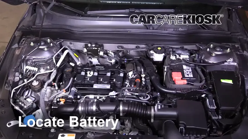 Honda Accord battery location 2018-2024 turbo model