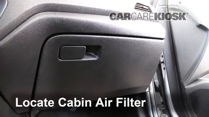 2018 Hyundai Accent SEL 1.6L 4 Cyl. Filtro de aire (interior)