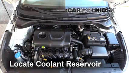 2018 Hyundai Accent SEL 1.6L 4 Cyl. Coolant (Antifreeze) Check Coolant Level