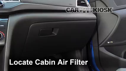 2018 Hyundai Elantra Sport 1.6L 4 Cyl. Turbo Filtro de aire (interior)