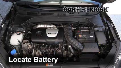 2018 Hyundai Kona Ultimate 1.6L 4 Cyl. Turbo Battery Clean Battery & Terminals