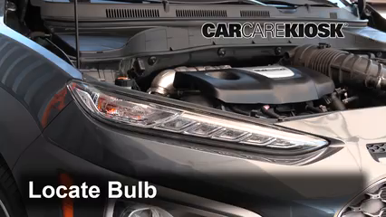 2018 Hyundai Kona Ultimate 1.6L 4 Cyl. Turbo Lights Daytime Running Light (replace bulb)