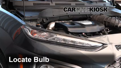2018 Hyundai Kona Ultimate 1.6L 4 Cyl. Turbo Lights Parking Light (replace bulb)