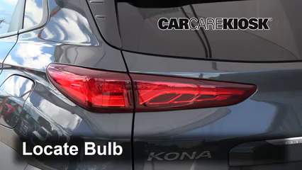 2018 Hyundai Kona Ultimate 1.6L 4 Cyl. Turbo Lights Tail Light (replace bulb)