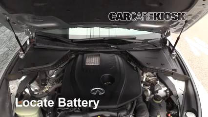 2018 Infiniti Q60 Luxe 2.0L 4 Cyl. Turbo Battery Replace