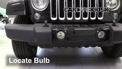 2018 Jeep Wrangler JK Unlimited Sahara 3.6L V6 Éclairage Feu antibrouillard (remplacer l'ampoule)