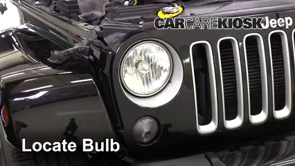 Jeep Jk Headlight Bulb Replacement How To Replace Headlight Bulb On