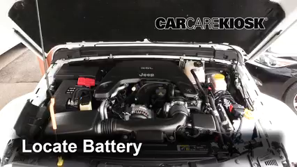2018 Jeep Wrangler Unlimited Sport 3.6L V6 Battery Replace