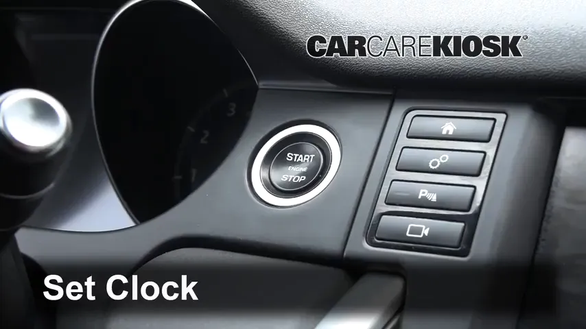 How to Set the Clock / Change Time on a 2018 Land Rover Discovery Sport ...