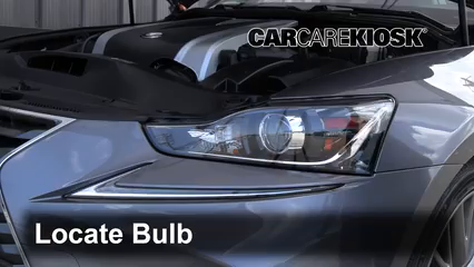 2018 Lexus IS300 3.5L V6 Éclairage Feu clignotant avant (remplacer l'ampoule)