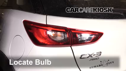2018 Mazda CX-3 Grand Touring 2.0L 4 Cyl. Luces Luz de giro trasera (reemplazar foco)