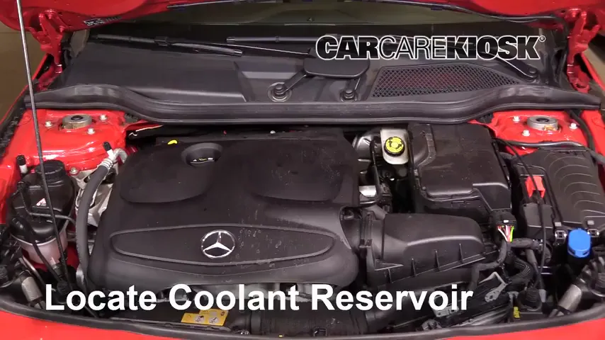 Comment Ajouter du Liquide de Refroidissement: 2018 Mercedes-Benz CLA250  4Matic 2.0L 4 Cyl. Turbo