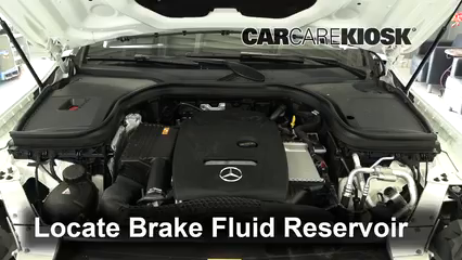 2018 Mercedes-Benz GLC300 4Matic 2.0L 4 Cyl. Turbo Liquide de frein Contrôler le niveau de liquide de frein