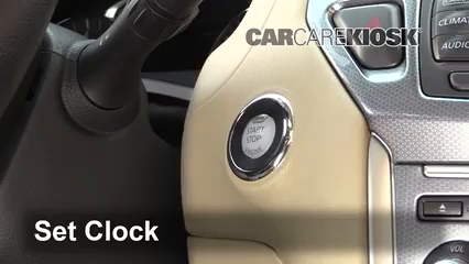 2018 Nissan Pathfinder S 3.5L V6 Clock Set Clock