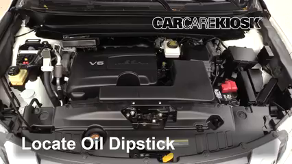 2018 Nissan Pathfinder S 3.5L V6 Oil Check Oil Level