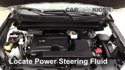 2018 Nissan Pathfinder S 3.5L V6 Líquido de dirección asistida Controlar nivel de líquido