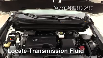 2018 Nissan Pathfinder S 3.5L V6 Líquido de transmisión Agregar líquido