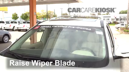 2018 Nissan Pathfinder S 3.5L V6 Escobillas de limpiaparabrisas delantero Cambiar escobillas de limpiaparabrisas