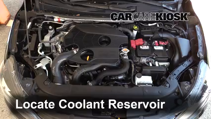 2018 Nissan Sentra SR Turbo 1.6L 4 Cyl. Turbo Coolant (Antifreeze) Check Coolant Level