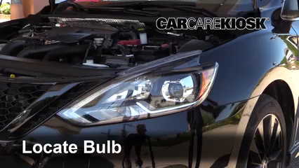 2018 Nissan Sentra SR Turbo 1.6L 4 Cyl. Turbo Lights Turn Signal - Front (replace bulb)