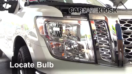 2018 Nissan Titan SV 5.6L V8 Extended Cab Pickup Éclairage Feu clignotant avant (remplacer l'ampoule)