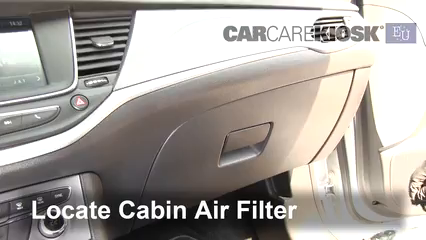 2018 Opel Astra CDTI 1.6L 4 Cyl. Turbo Diesel Air Filter (Cabin)
