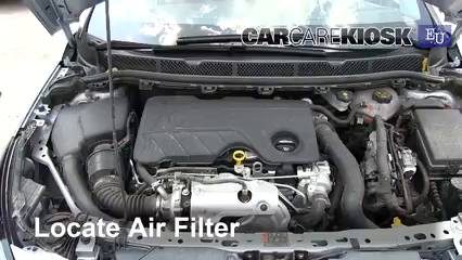 2018 Opel Astra CDTI 1.6L 4 Cyl. Turbo Diesel Filtre à air (moteur) Changement