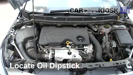 2018 Opel Astra CDTI 1.6L 4 Cyl. Turbo Diesel Oil Check Oil Level