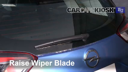 2018 Opel Crossland X SE 1.2L 3 Cyl. Windshield Wiper Blade (Rear) Replace Wiper Blade