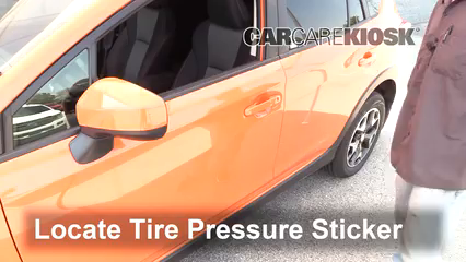 2018 Subaru Crosstrek Premium 2.0L 4 Cyl. Tires & Wheels Check Tire Pressure