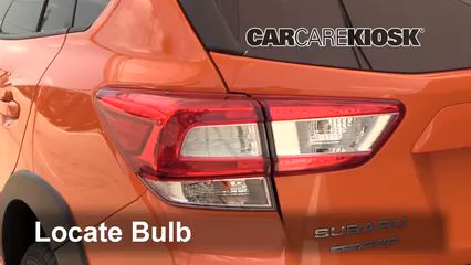 2018 Subaru Crosstrek Premium 2.0L 4 Cyl. Lights Tail Light (replace bulb)