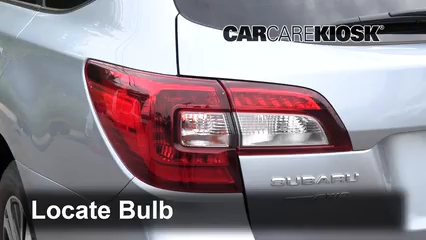 2018 Subaru Outback 3.6R Limited 3.6L 6 Cyl. Luces Luz trasera (reemplazar foco)