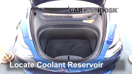 2018 Tesla 3 Electric Coolant (Antifreeze) Add Coolant