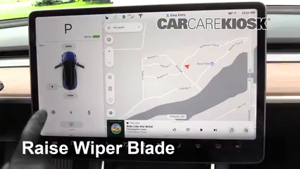 2018 Tesla 3 Electric Windshield Wiper Blade (Front) Replace Wiper Blades