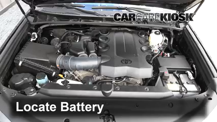2018 Toyota 4Runner SR5 4.0L V6 Battery Replace