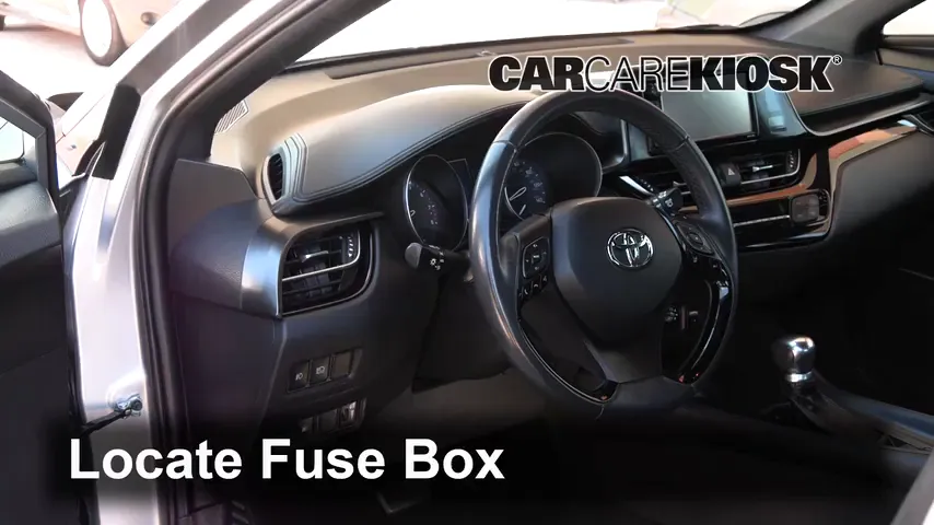 toyota chr cigarette lighter fuse location Interior Fuse Box Location: 2018 Toyota C-HR XLE 2.0L 4 Cyl