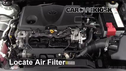2018 Toyota Camry SE 2.5L 4 Cyl. Filtre à air (moteur) Changement