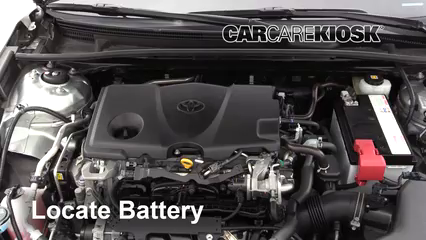 2018 Toyota Camry SE 2.5L 4 Cyl. Battery Replace